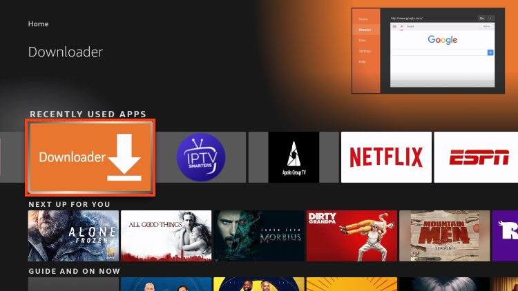 install downloader on firestick