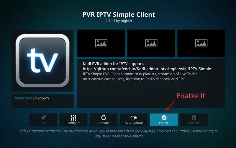 install iptv unity on kodi