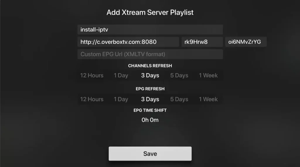 iplaytv tutoriel xtream codes